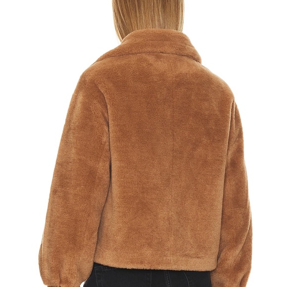 Lamarque Brown Teddy Jacket - Picture 3 of 4